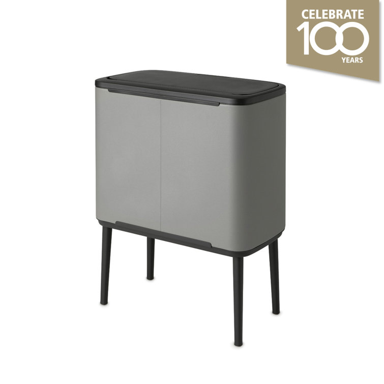 Brabantia Bo 34L Steel Touch Top Rubbish & Recycling